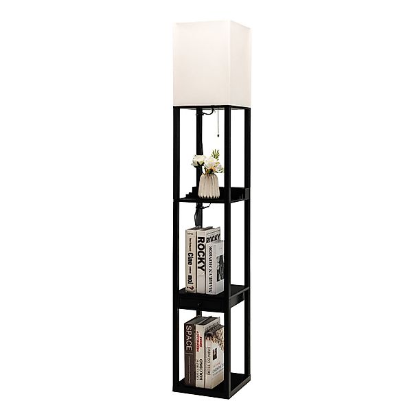 COSTWAY Stehlampe, LED wechselbar, mit 3-Ebenen günstig online kaufen