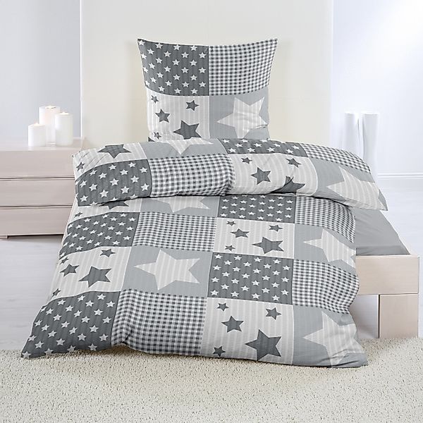 Casa Colori Bettwäsche Casa Colori, Seersucker, günstig online kaufen