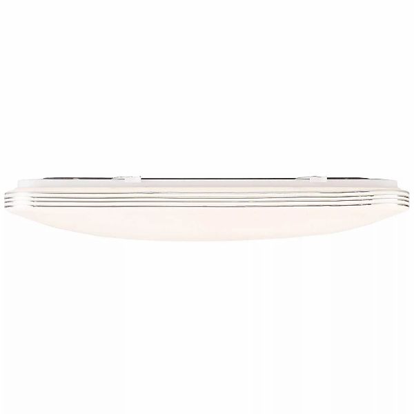 LED-Deckenleuchte Ariella in Weiß/Chrom, 54x54 cm günstig online kaufen