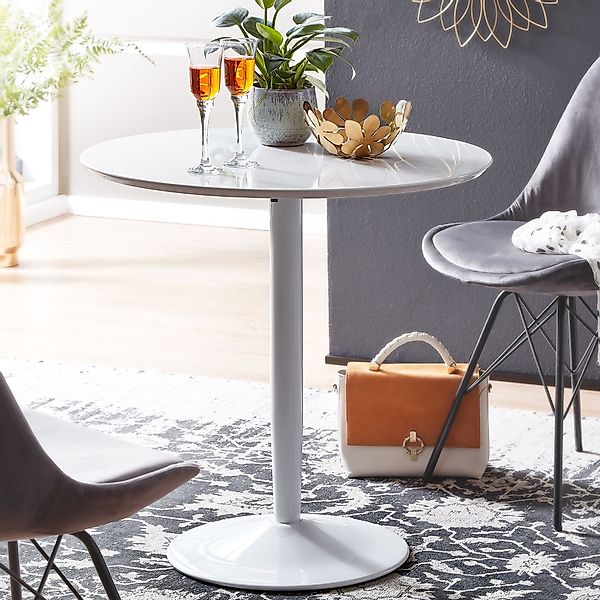 Wohnling Esstisch Esstisch Rund 75 cm günstig online kaufen