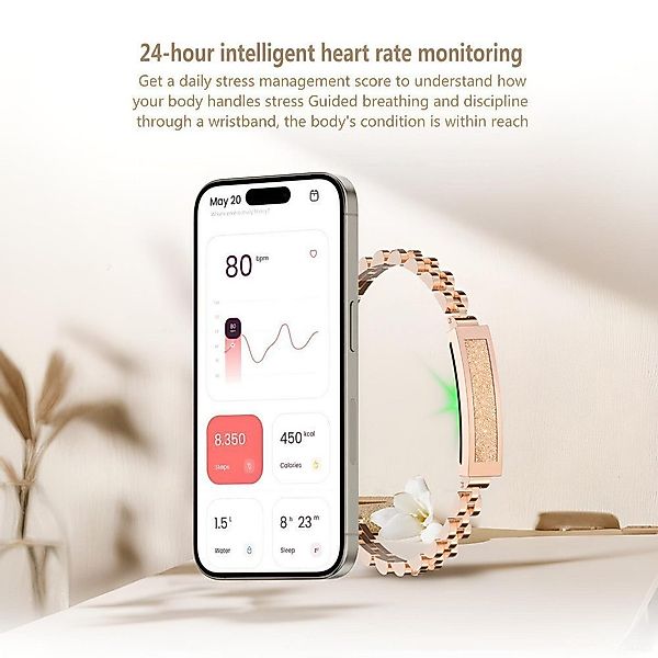 ibettertec Armband Smartarmband Armband Damen Intelligentes Smartarmband (P günstig online kaufen