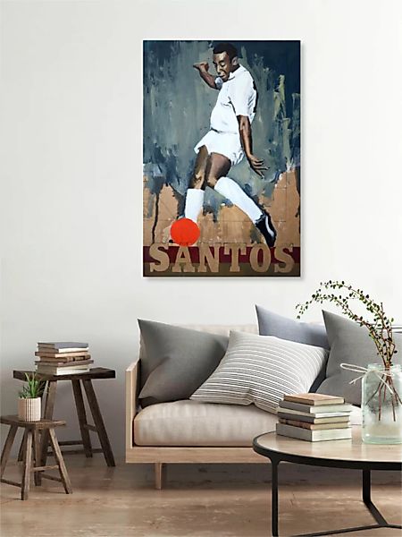 Poster / Leinwandbild - One Love Santos günstig online kaufen