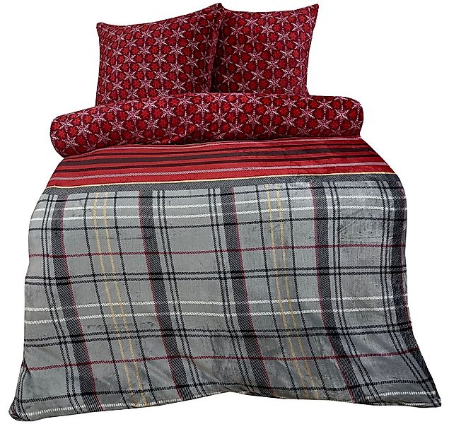 Leonado Vicenti Bettwäsche Winter Teddy Plüsch, Fleece, 2 teilig, Flauschig günstig online kaufen