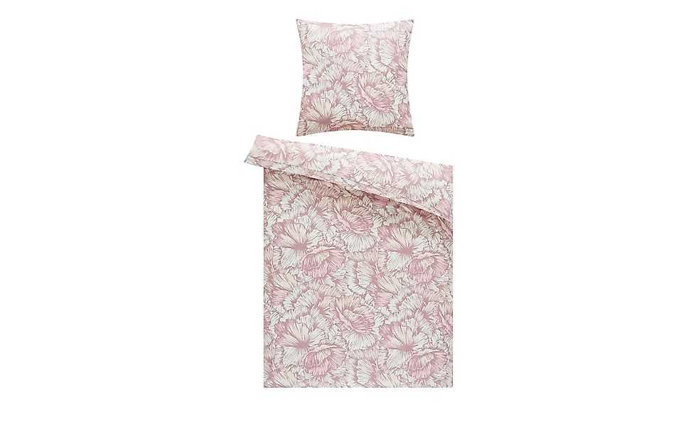 LAVIDA Satin Bettwäsche  Madison - rosa/pink - 100% Baumwolle - 135 cm - Sc günstig online kaufen