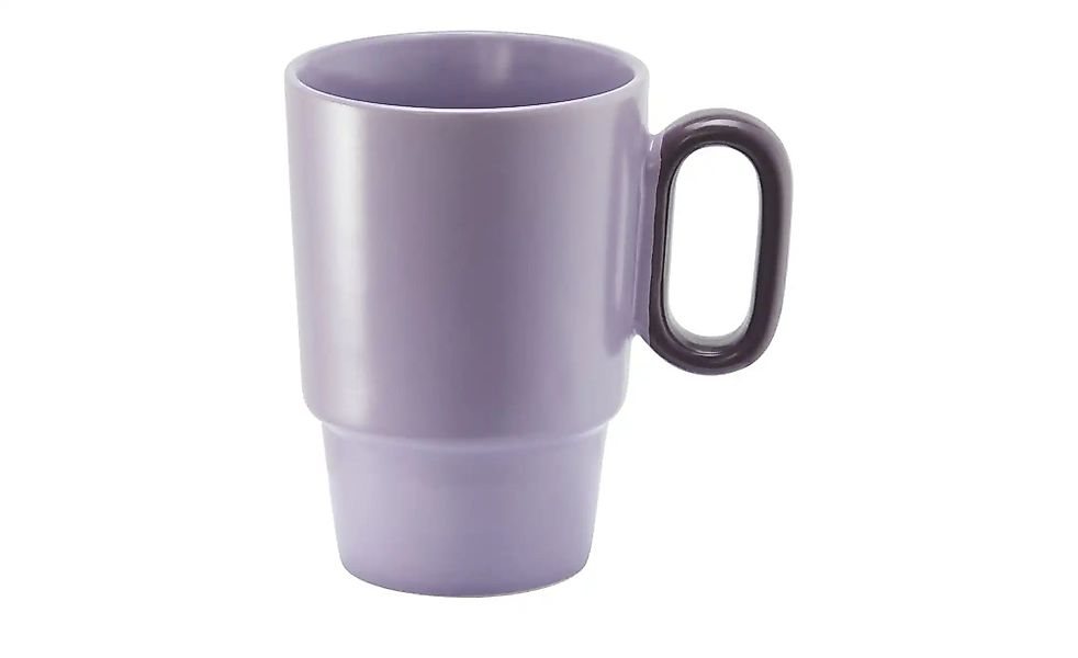 KHG Kaffeebecher   ¦ lila/violett ¦ Steinzeug/Steingut ¦ Maße (cm): H: 12 günstig online kaufen