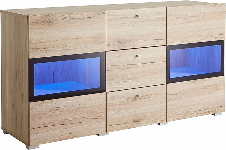 OTTO home Sideboard "Baros" Breite 132 cm günstig online kaufen