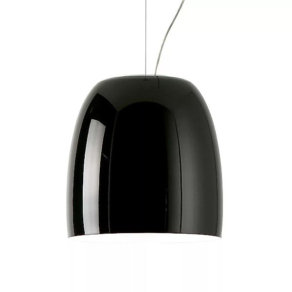 Prandina - Notte S3 Pendelleuchte - schwarz-weiß/glänzend/H x Ø 30,5x30cm/B günstig online kaufen