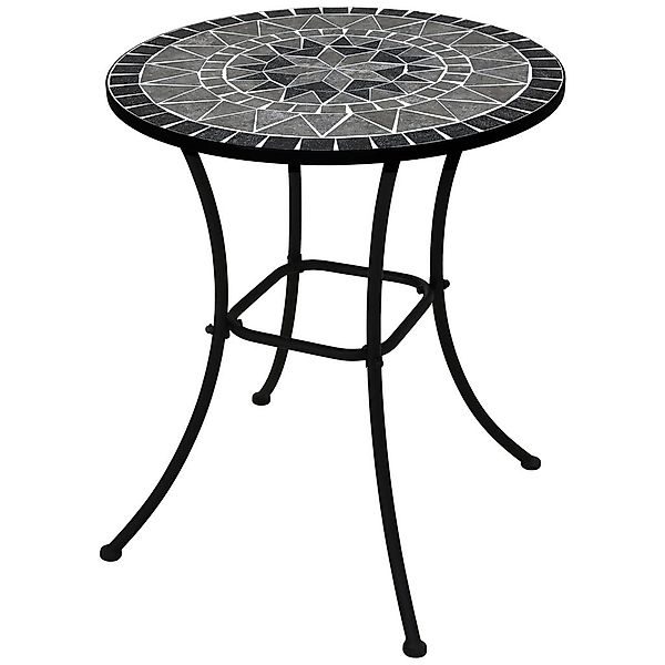 POCOline Gartentisch schwarz Metall H/D: ca. 70x60 cm günstig online kaufen