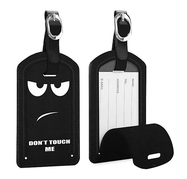 Fintie Gepäckanhänger Kofferanhänger aus Kunstleder, Gepäckanhänger ID Etik günstig online kaufen