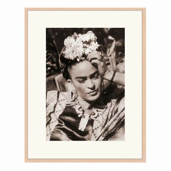 Liv Corday Wandbild Frida Kahlo beige Gr. 70 x 90 günstig online kaufen