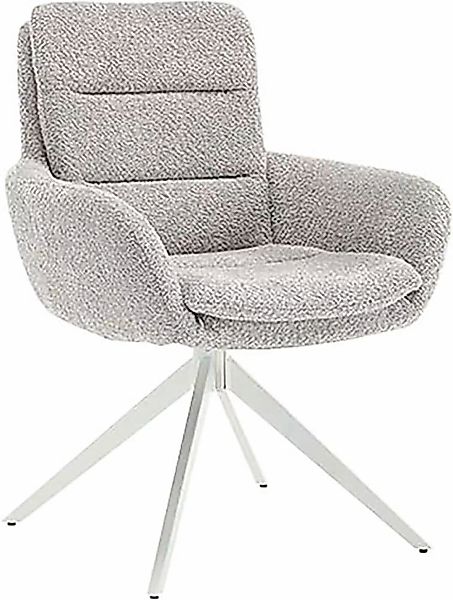 Home affaire Esszimmerstuhl "Taragona", (Set), 2 St., Boucle, mit unterschi günstig online kaufen