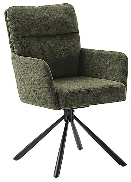 MCA furniture Esszimmerstuhl »UTICA« () Chenilleoptik (2er-Set), drehbar 18 günstig online kaufen