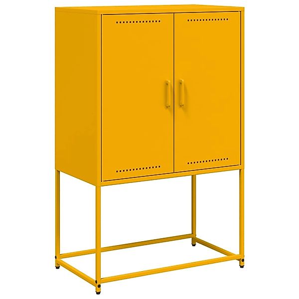 vidaXL Highboard Senfgelb 68,5x38,5x107 cm Stahl 846509 günstig online kaufen