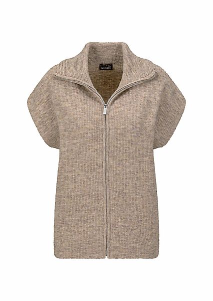 GOLDNER Kurzweste "Kurzgröße Melierte Weste mit Reißverschluss" günstig online kaufen
