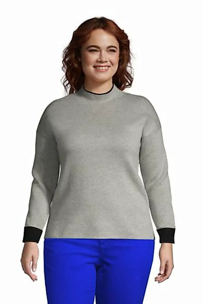 Pullover in großen Größen, Damen, Größe: 56-58 Plusgrößen, Grau, Nylon, by günstig online kaufen