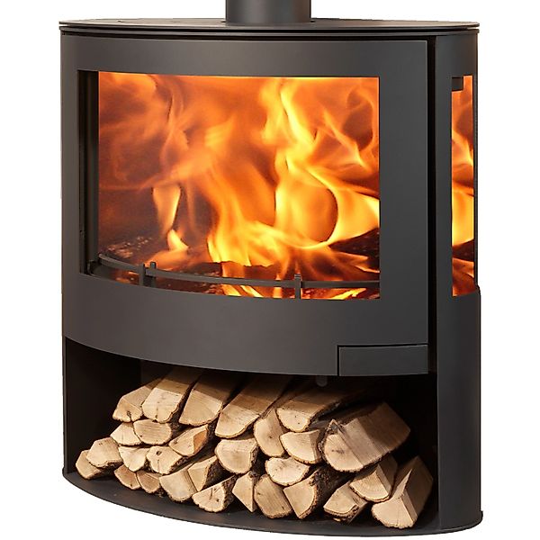 Panadero Sky Kaminofen Stahl Schwarz Metallic 8,3 kW günstig online kaufen