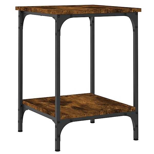 vidaXL Couchtisch Räuchereiche 40x40x55 cm Holzwerkstoff 832825 günstig online kaufen