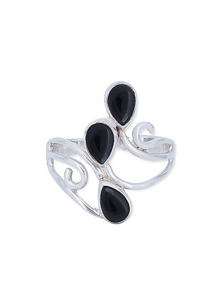mantraroma Silberring SIDISTI aus 925 Silber mit Onyx (Ring mit Schmuckbeut günstig online kaufen