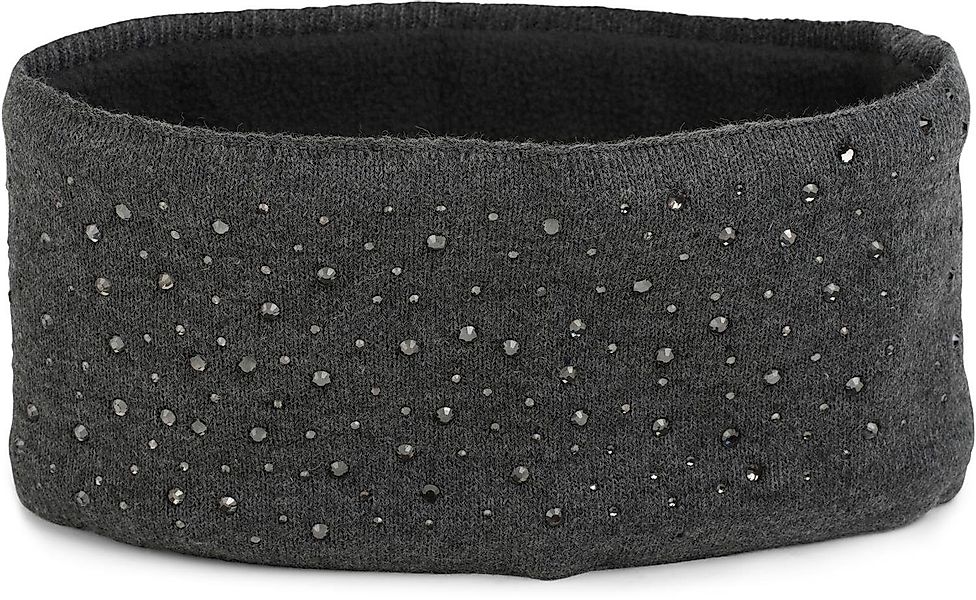 styleBREAKER Stirnband Feinstrick Stirnband mit Strass günstig online kaufen