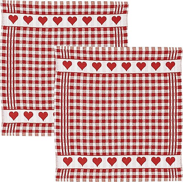 Kracht Geschirrtuch Frottier-Geschirrtuch 2er-Pack, (2-tlg), Baumwolle günstig online kaufen