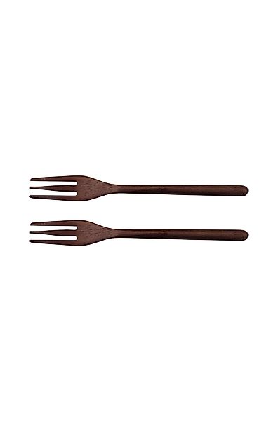 Serviergabeln Holz – 2er Set Akazienholz Gabeln günstig online kaufen