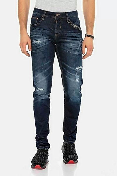 Cipo & Baxx Slim-fit-Jeans "Jeans", im Used-Look, CD-392 günstig online kaufen