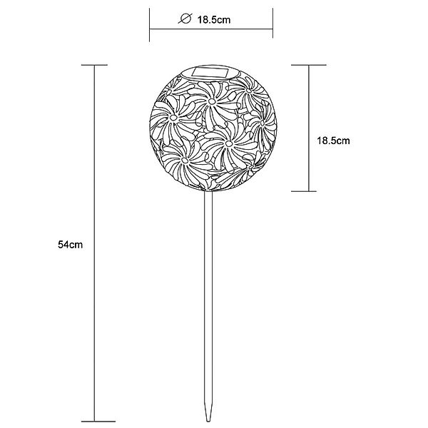 GLOBO LIGHTING LED Gartenleuchte, LED-Leuchtmittel fest günstig online kaufen