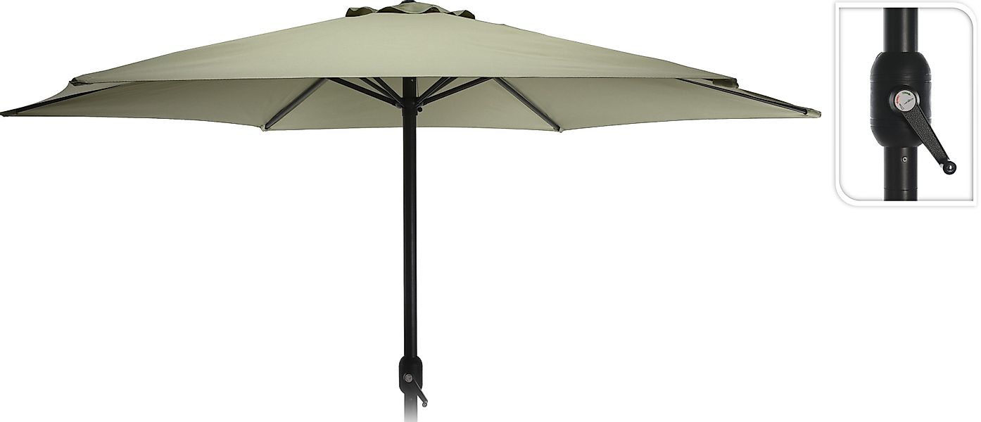 Koopman Sonnenschirm Sonnenschirm 3m GRÜN günstig online kaufen