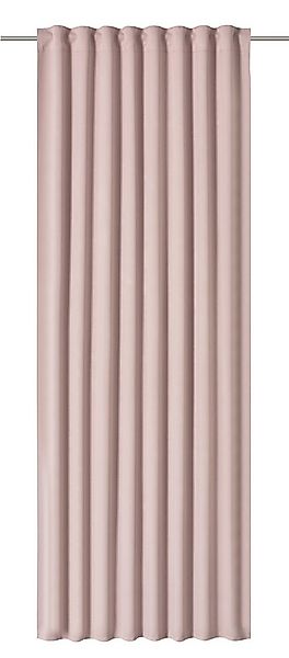 ELBERSDRUCKE Vorhang Gardine mit verdeckten Schlaufen Midnight rosa verdunk günstig online kaufen