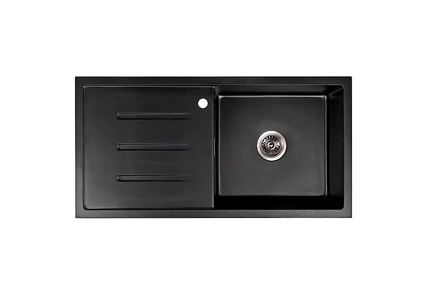 Stabilo Sanitär Einbauspüle Einbauspüle "Havanna" Granit 500x1000x200 Ablag günstig online kaufen