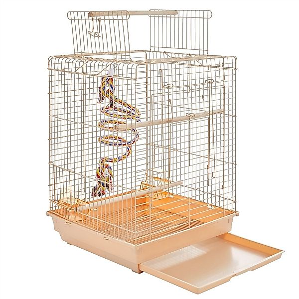 Yaheetech Vogelkäfig, Transportkäfig mit Vogelspielzeuge Wellensittichkäfig günstig online kaufen