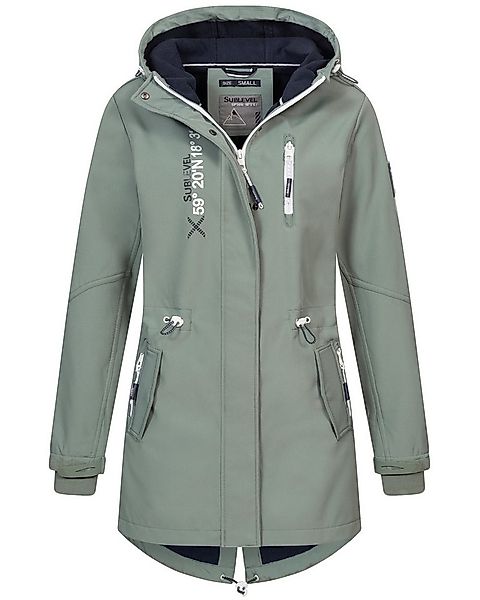 SUBLEVEL Softshelljacke Damen Herbst Winter Jacke Softshell Outdoor Regen Ü günstig online kaufen