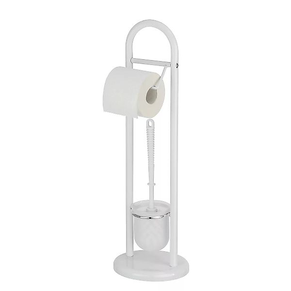 WENKO Stand WC-Garnitur Siena Weiß weiß günstig online kaufen