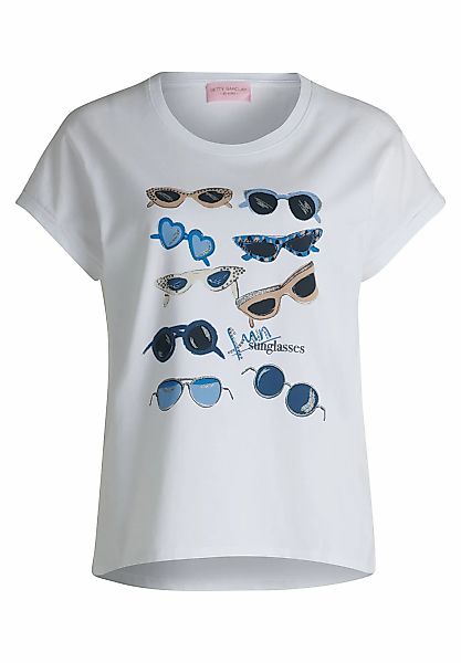 Betty Barclay Kurzarmshirt "Damen Casual-Shirt mit Aufdruck" 1 Stk. tlg. günstig online kaufen