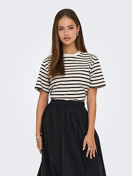 ONLY Kurzarmshirt ONLLIVINA S/S STRIPE TEE günstig online kaufen
