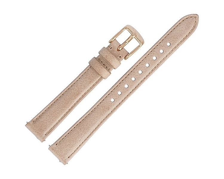 Fossil Uhrenarmband 14mm Leder Beige ES-3487 LB-ES3487 günstig online kaufen