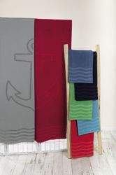 Wewo fashion Strandtuch "Anker" Badetuch, Uni Farben, mit Motiv, reine Baum günstig online kaufen