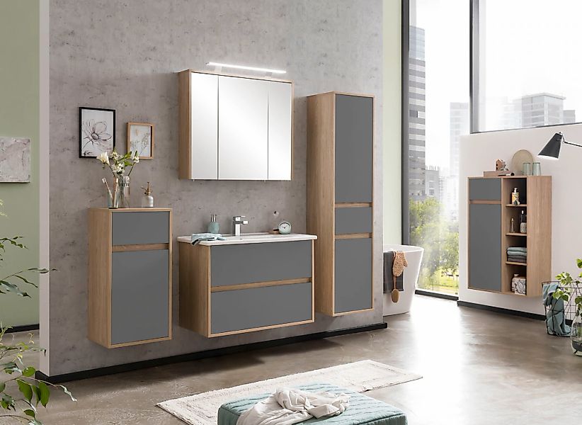 Schildmeyer Midischrank "Mali, Breite 66 cm" Holzdekor mit fühlbarer Strukt günstig online kaufen