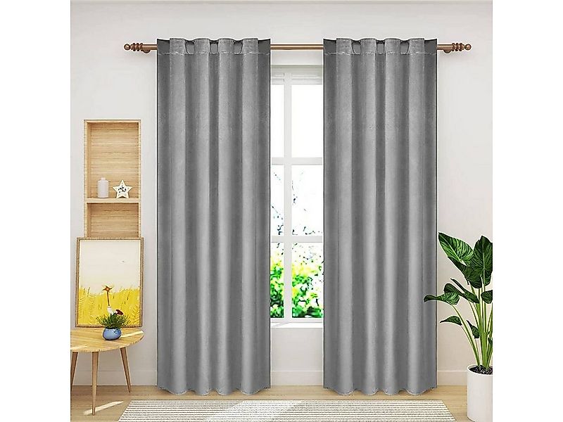 Woltu Vorhang (2 St), Multifunktionsband, verdunkelnd, mit Kräuselband blic günstig online kaufen