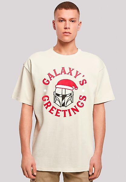 F4NT4STIC T-Shirt "Star Wars Mando Galaxy´s Greetings", Premium Qualität günstig online kaufen