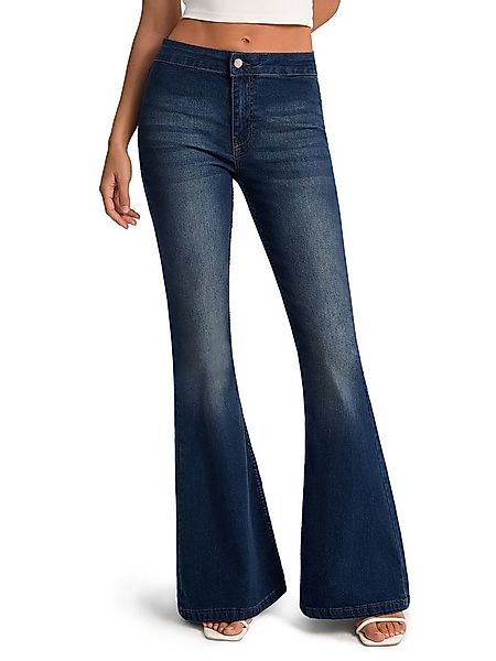 Imily Bela Schlagjeans Damen Formende Schlagjeans (Packung, 1-tlg., 1per-Pa günstig online kaufen