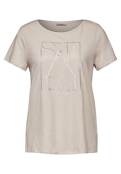 STREET ONE T-Shirt basic partprint shirt günstig online kaufen