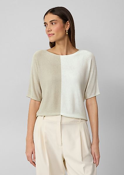 s.Oliver Kurzarmpullover Strickpullover Feiner Strickshirt in günstig online kaufen