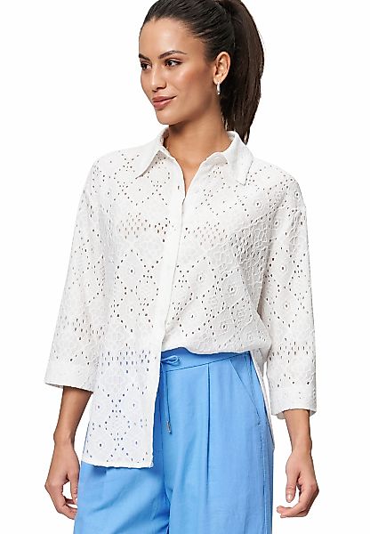 Zero Hemdbluse "zero Hemdbluse mit Lochstickerei" günstig online kaufen