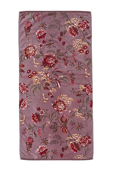 PiP Studio Handtuch Secret Garden Duschtuch mauve 70x140cm (1 Stück), 100% günstig online kaufen