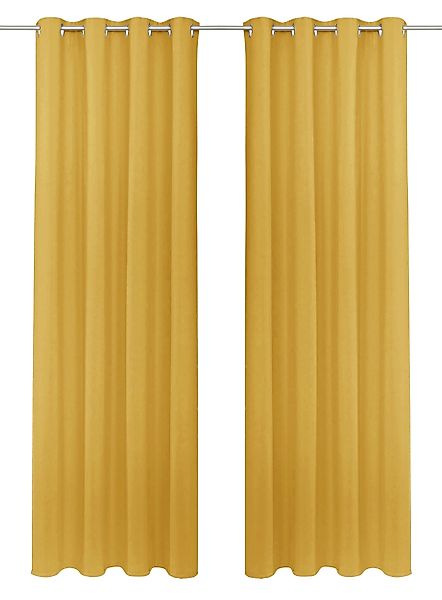 my home Gardine "SOLA" Ösen 1 Stk. tlg. Schal einfarbig, Verdunkelung, 1er günstig online kaufen