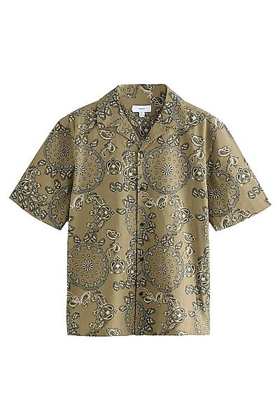 Next Kurzarmhemd Kurzarmhemd mit Print aus 100 % Baumwolle (1-tlg) günstig online kaufen