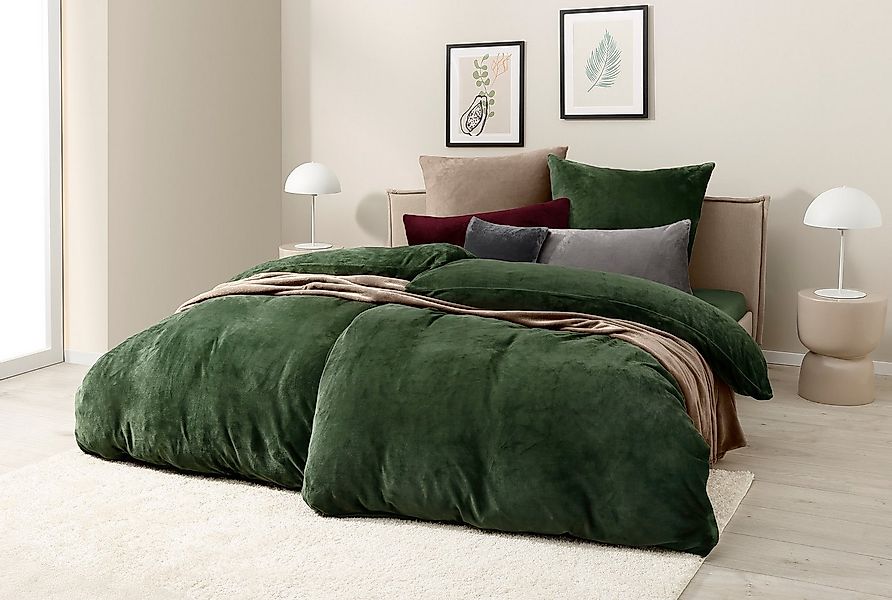 OTTO home Bettwäsche Desner3, Microfaser, 2 teilig, Bettwäsche mit Reißvers günstig online kaufen