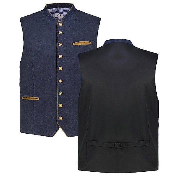 Maddox Trachtenweste mit Leinen Farbe marine Größe: 62 günstig online kaufen