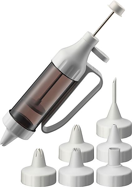 Kaiser Backformen Gebäckpresse »Inspiration«, (Set, 8 tlg.), Garnierspritze günstig online kaufen